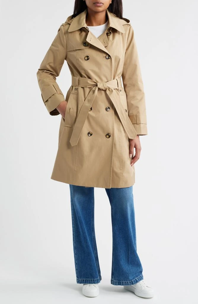 London Fog Double Breasted Trench Coat