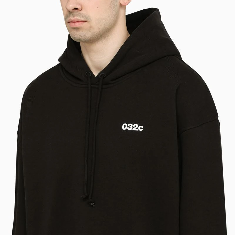 032c Black oversized hoodie 5