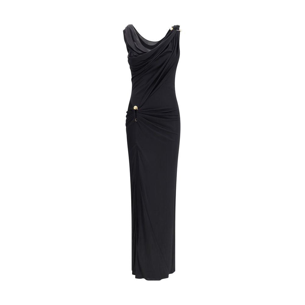 Versace Draped jersey long Women's Dress