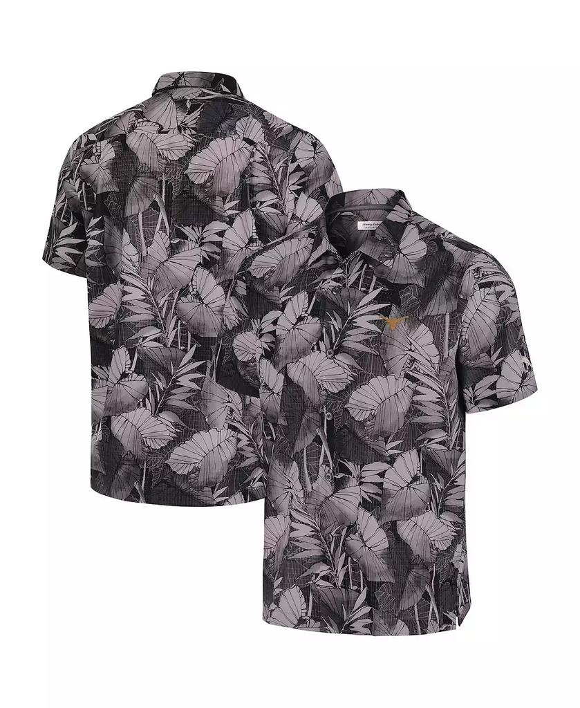 Tommy Bahama Men's Black Texas Longhorns Coast Nuevo Fronds Camp Button-Up Shirt