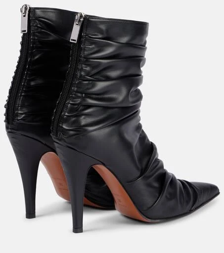 Alexander McQueen Ruched ankle boots 2