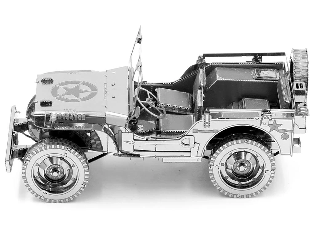 Metal Earth Model Kit Willys Overland Jeep (Challenging Difficulty) Steel Model by 2