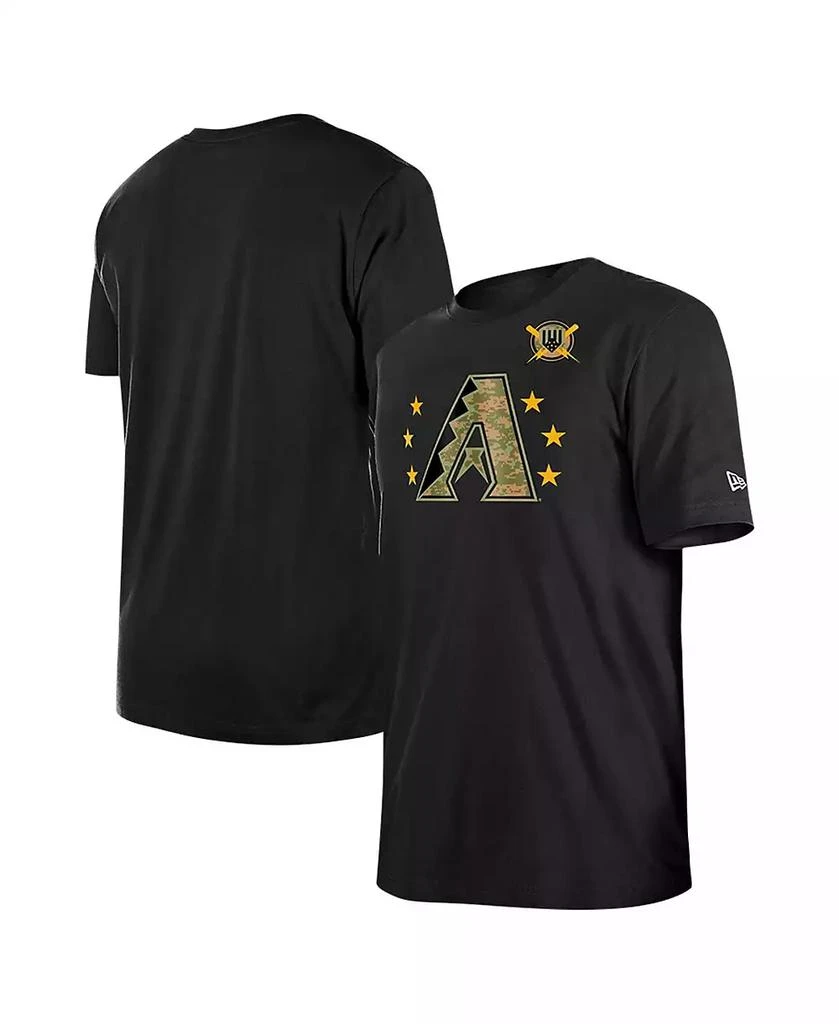 New Era Men's Black Arizona Diamondbacks 2024-Armed Forces Day T-Shirt 1