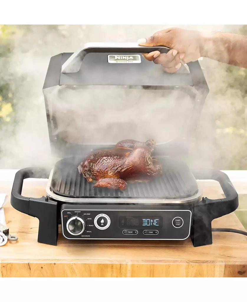 Ninja Woodfire Outdoor Grill & Smoker, 7-in-1 Master Grill, BBQ Smoker and Air Fryer with Woodfire Technology - OG701 6