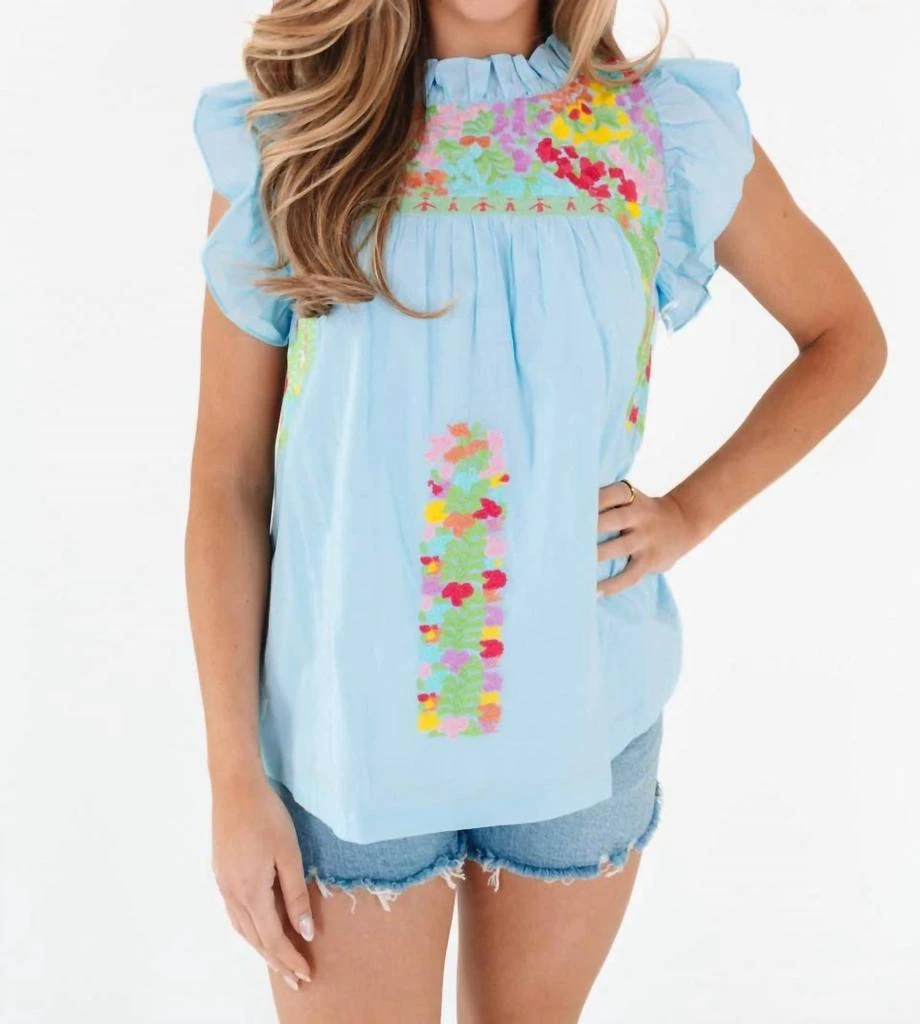 j.marie J.Marie - The Posie Ruffle Neck Top 5