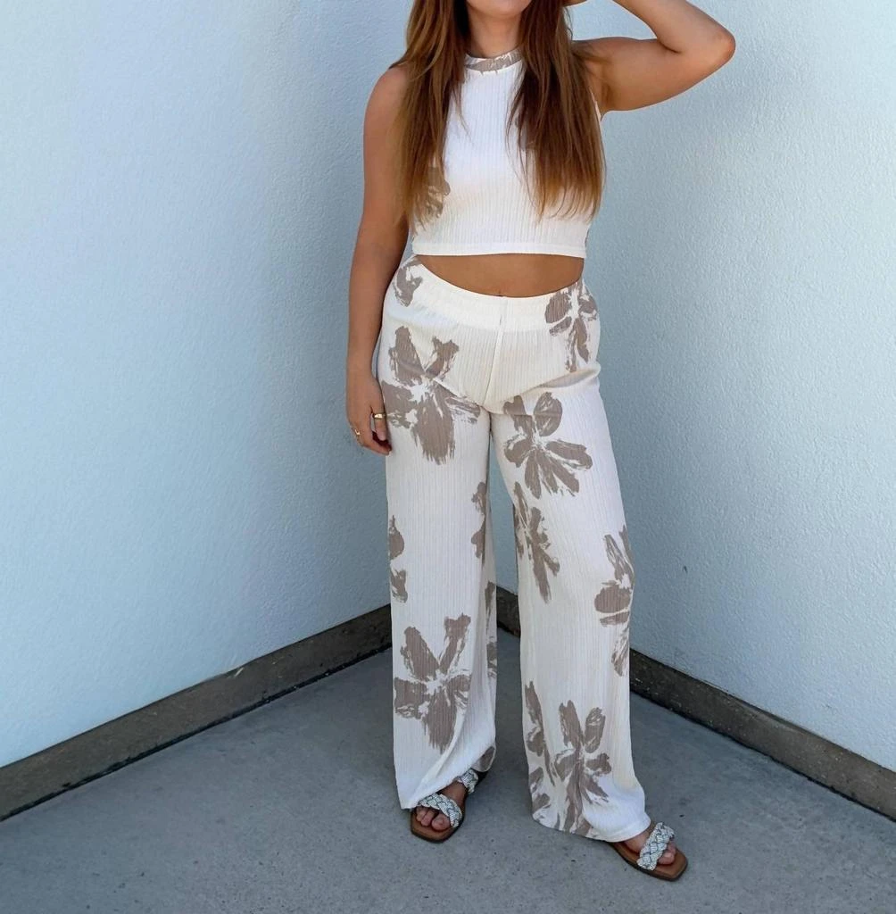 Love Poem Love Poem - Iris Floral Two Piece Pant Set 4