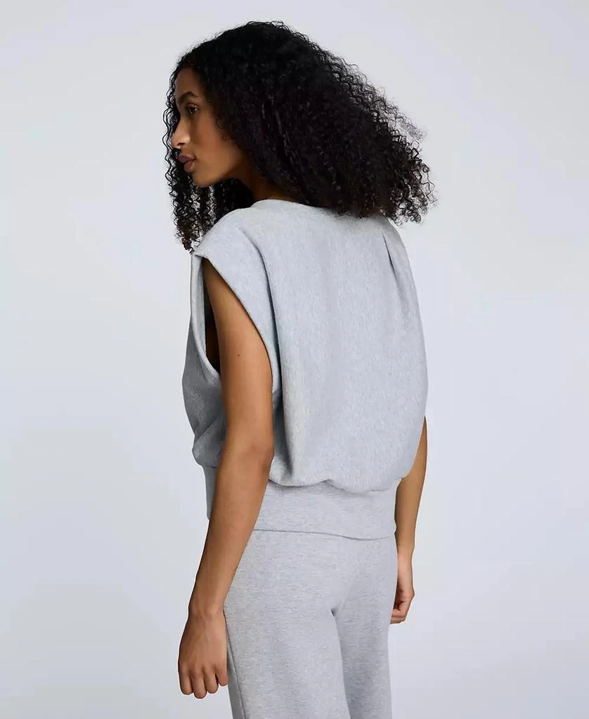 Kenneth Cole Women's Pleated-Shoulder Split-Neck Tank Top 2