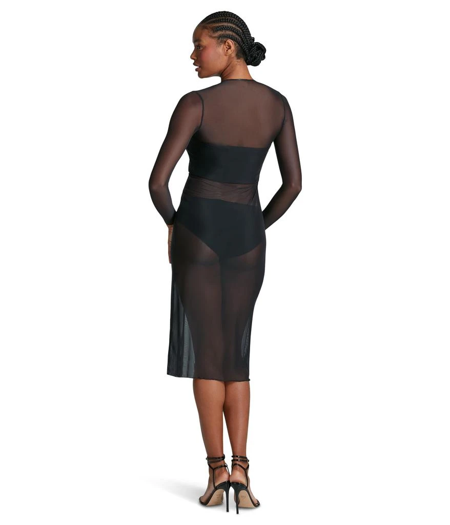 Commando Chic Mesh Long Sleeve Midi Dress TU302 2