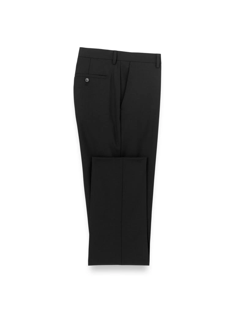 Paul Fredrick Wool Stretch Bengaline Flat Front Suit Pants