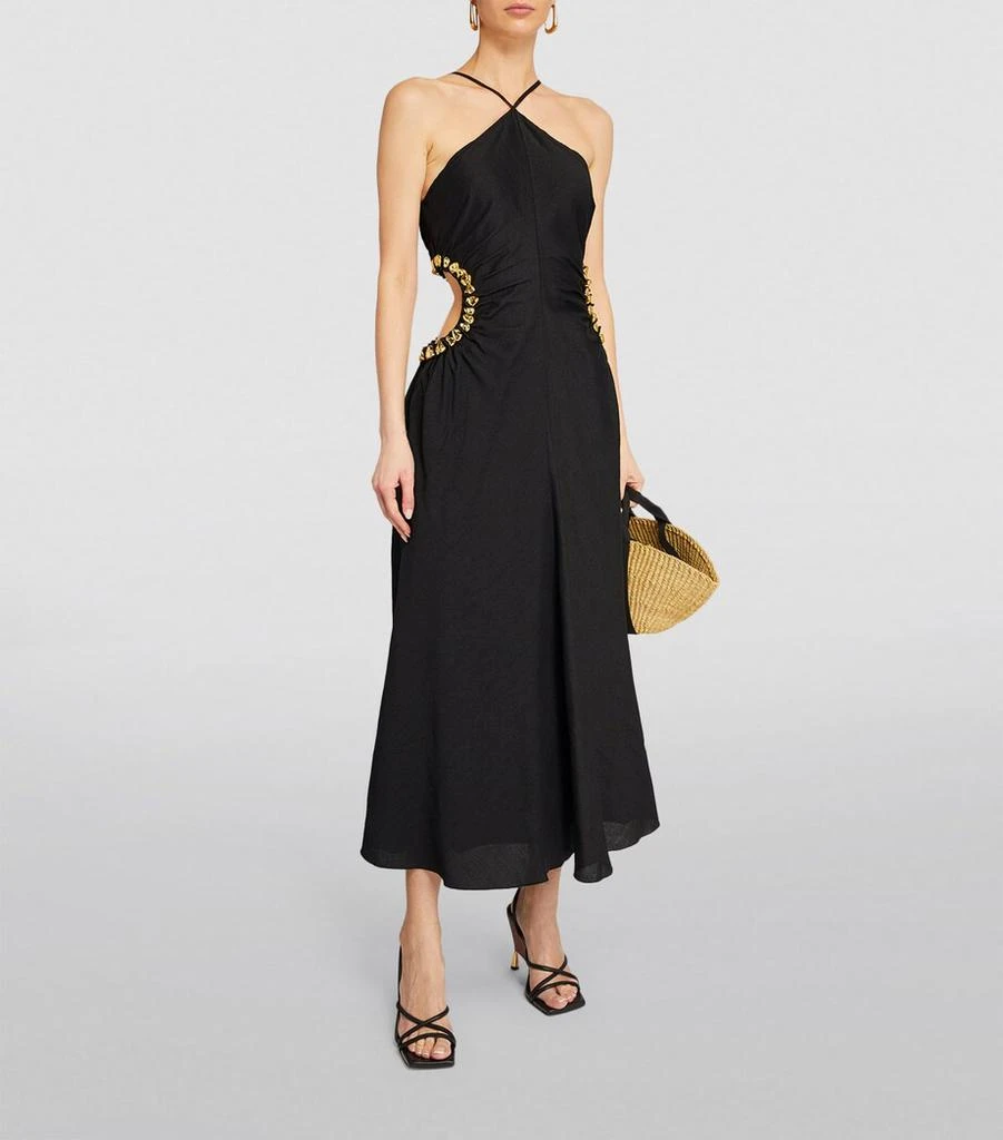 Cult Gaia Embellished Silvia Midi Dress 2