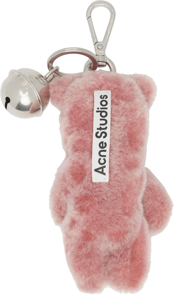 Acne Studios Pink Teddy Bear Keychain 2