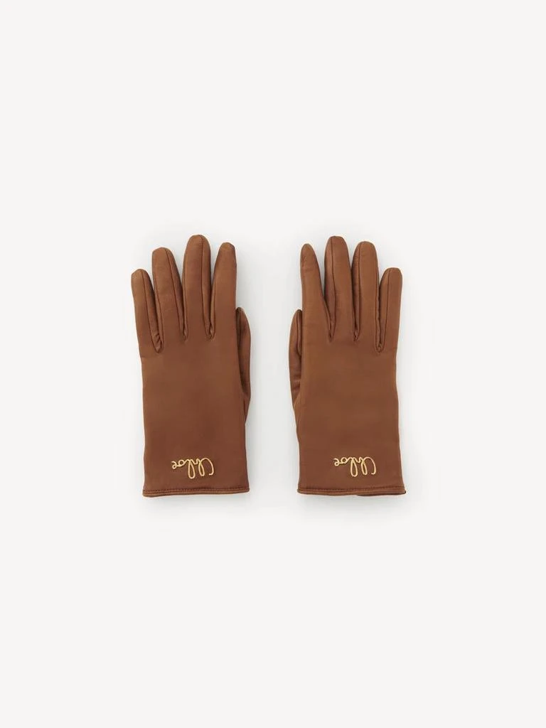 Chloé Chloé "Chloé Iconic" Leather Gloves 1