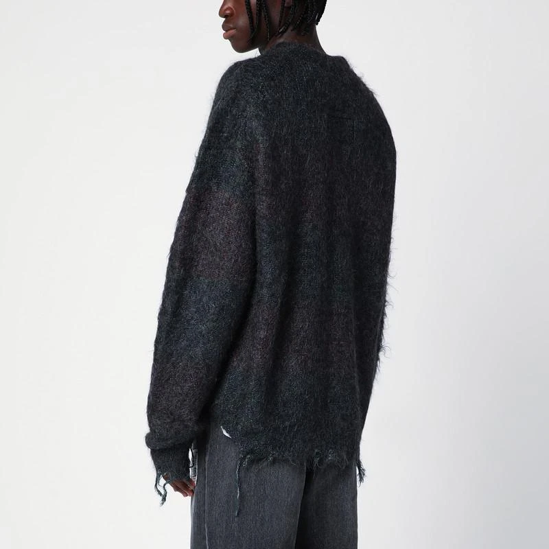 Maison MIHARA YASUHIRO Dark grey cardigan in mohair blend 3