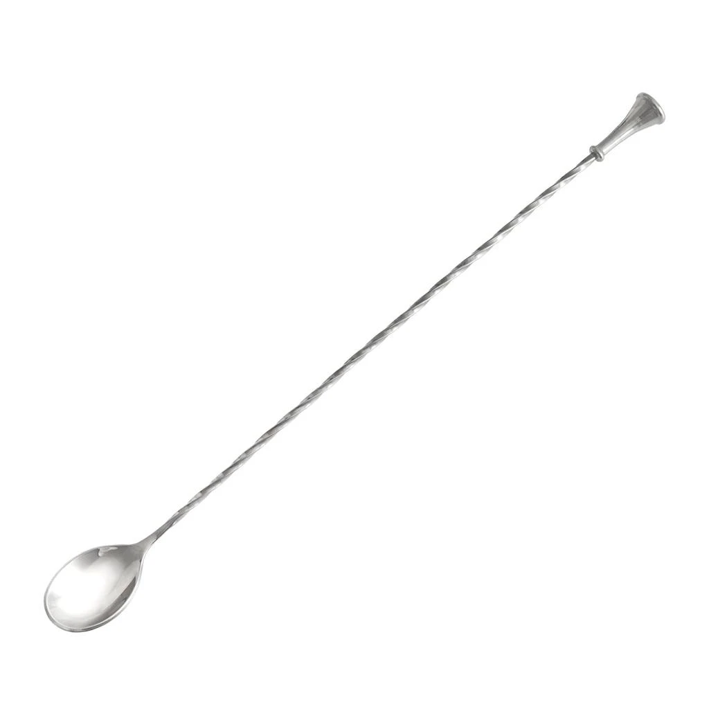 Fortessa Crafthouse by  12.5" Twisted Bar Spoon, Stainless Steel