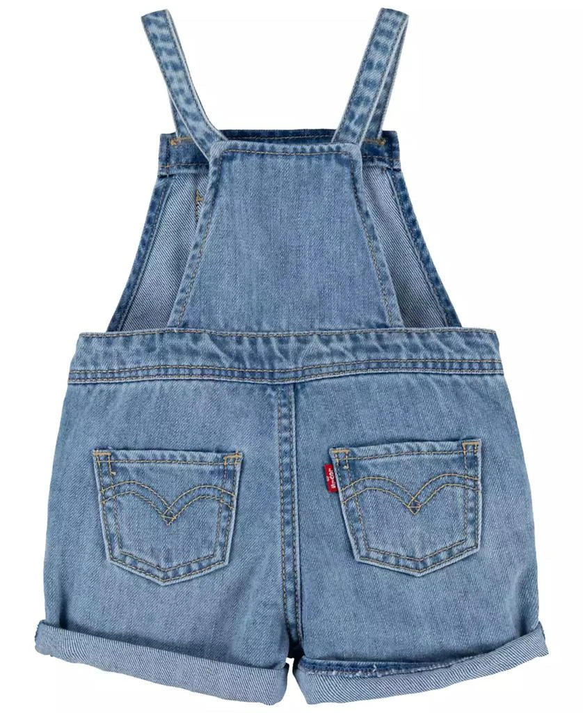 Levi
s Baby Girl
s Knot Strap Shortalls 2