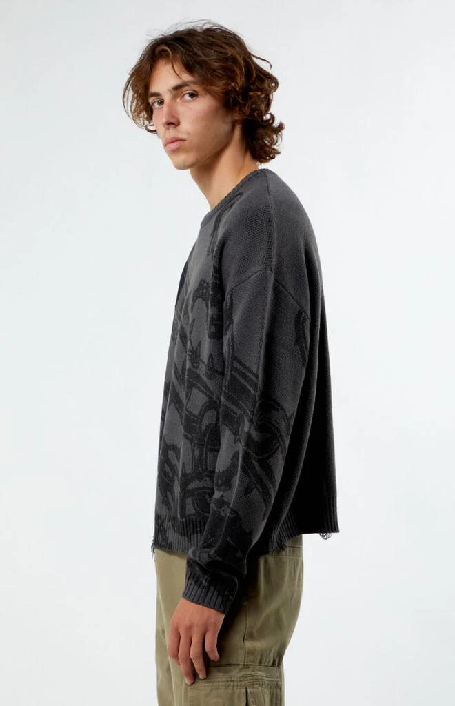 PacSun Chainlink Cropped Sweater 2