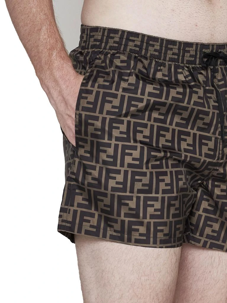 Fendi FENDI | Brown nylon Fendi shorts | Man | 44 4