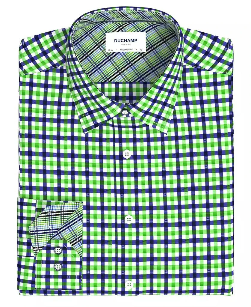 duchamp men's tailored fit dress shirt Duchamp London Men's Modern Dot Dress Shirt main image 1