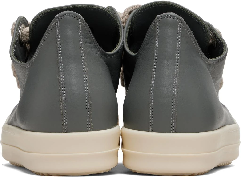 Rick Owens Gray Concordians Jumbolace Low Sneaks Sneakers 2
