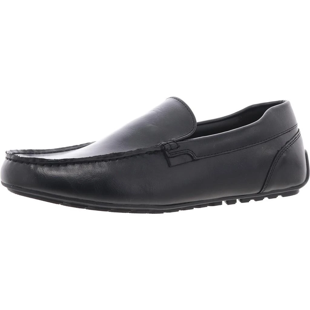 Club Room Martinn Mens Faux Leather Padded Insole Loafers 1