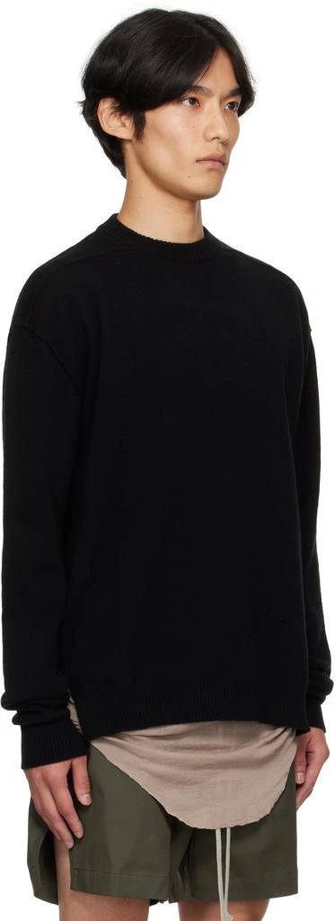 Rick Owens Black Concordians Round Neck Sweater 2