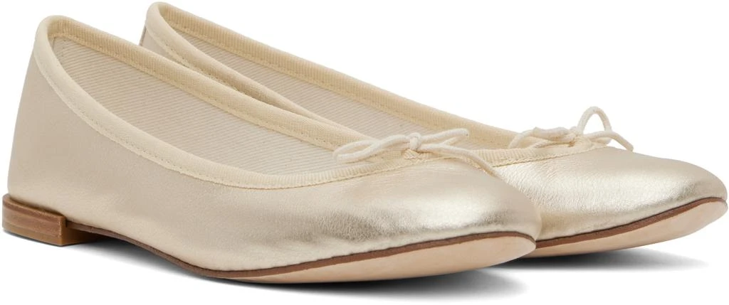 Repetto Gold Cendrillon Ballerina Flats 4