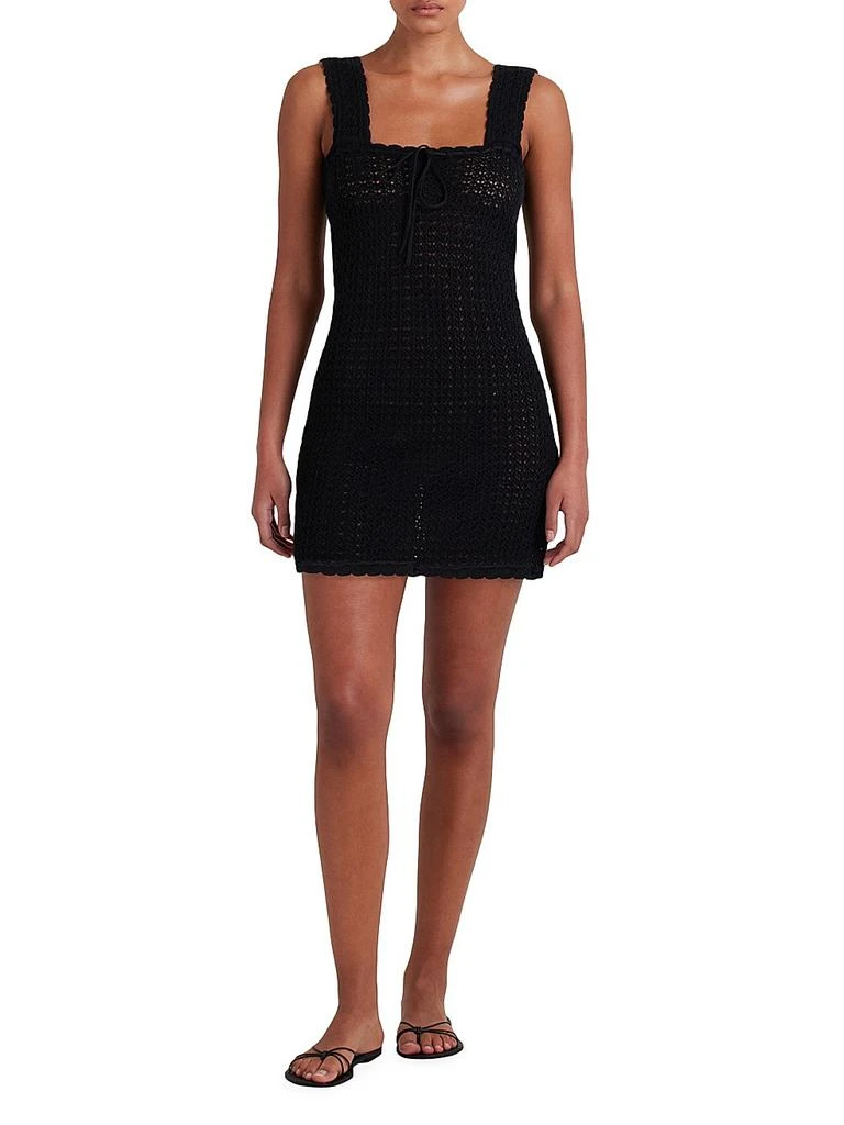 Peony Pointelle Scalloped Minidress 2
