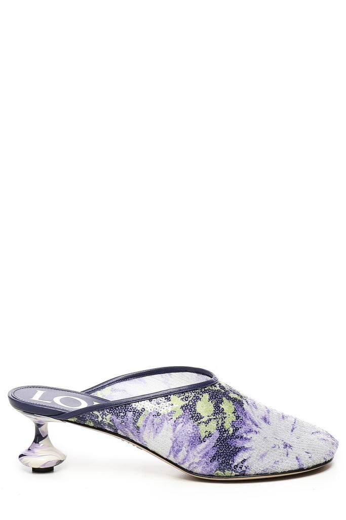 ★LOEWE★ サンダル・ミュール Sequined Toy mules Loewe - Toy Transparent Sequin Mule, 45mm | Mitchell Stores