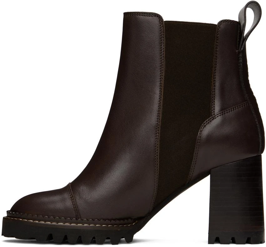 See by Chloé Brown Mallory Chelsea Boots 3