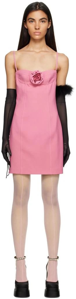BLUMARINE Pink Rose Minidress 1