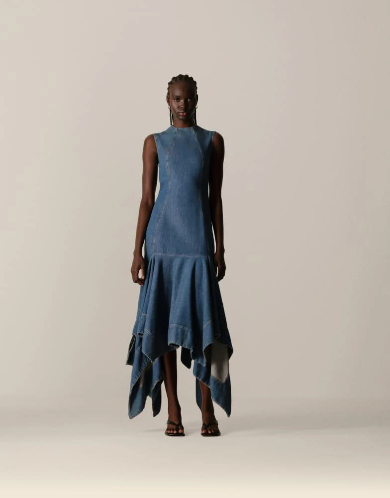 Shop ARRANGE square cut midi dress in denim on Sale at BeyondStyle  Get  11% Off ARRANGE square cut midi dress in denim with Limited-Time Flash  Deals, Exclusive Discounts, and Special Offers.
