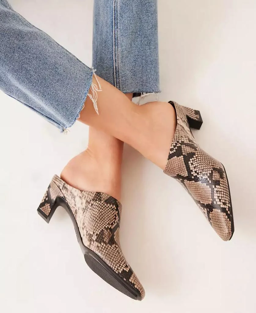 Anne Klein Women's Sabrine Kitten Heel Dress Mules 8