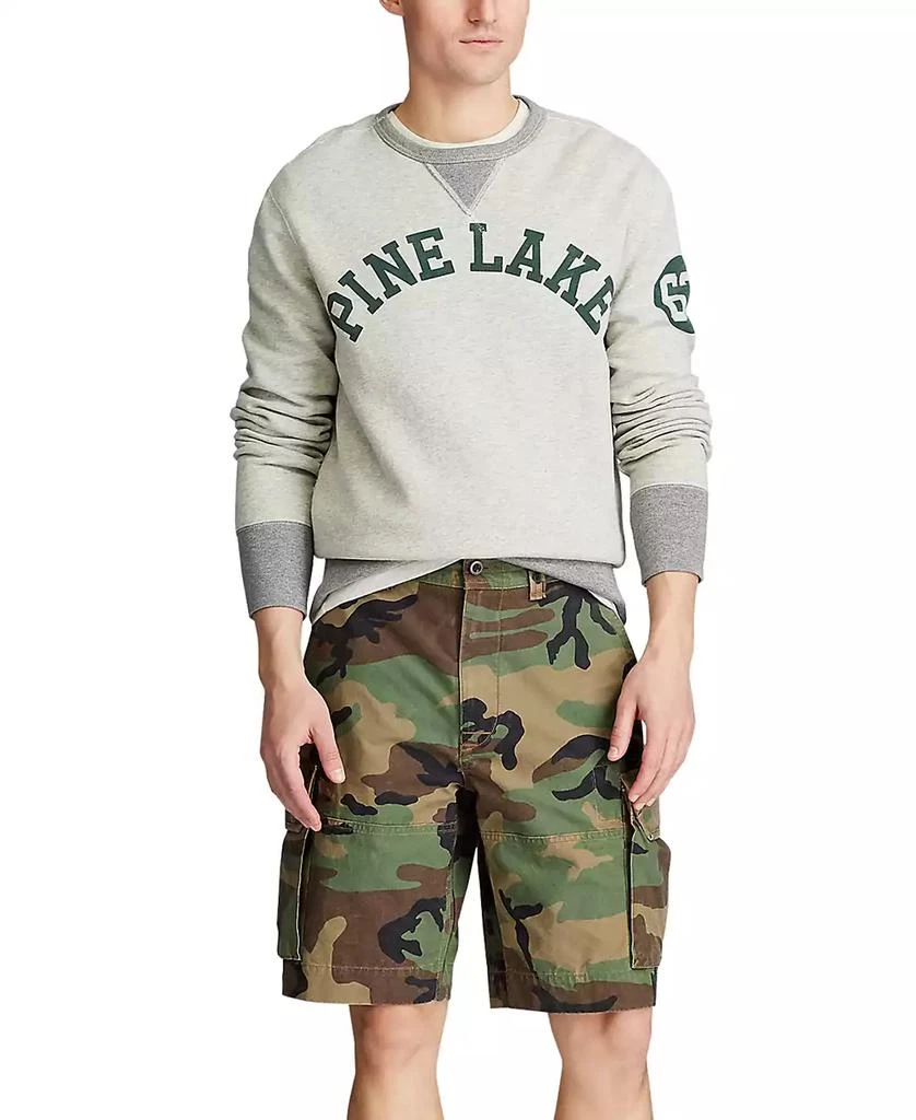 Ralph Lauren Men's Big & Tall Relaxed Fit 10" Camouflage Cotton Cargo Shorts 6