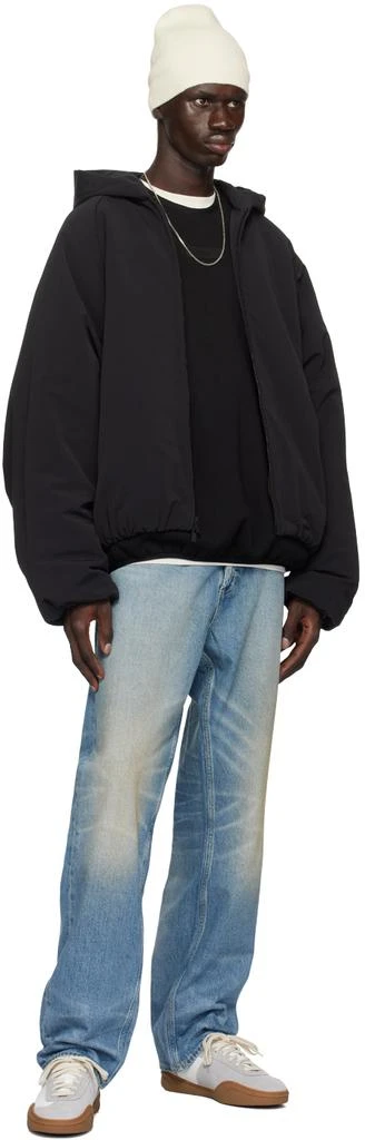 Essentials Black Military Nylon Jacket 5