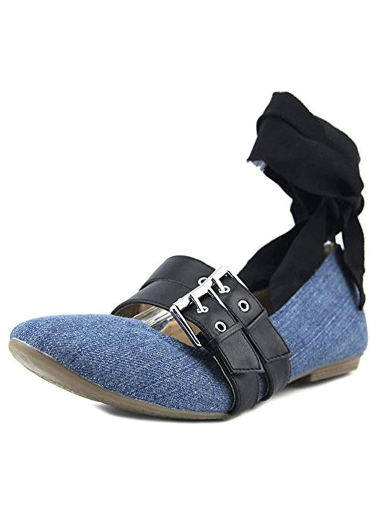 Luxury Rebel Sari Womens Buckle Ballet Flats