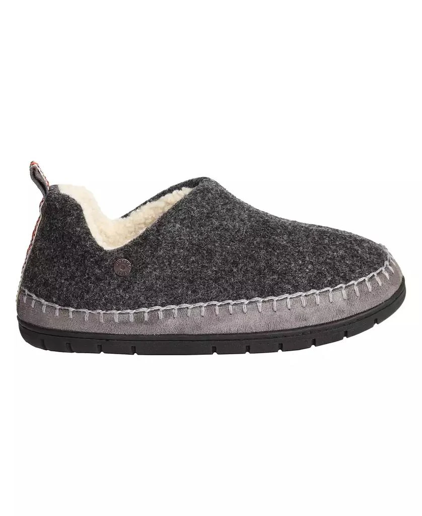 Weatherproof Vintage Men's Vintage Felt Bootie with Faux Shearling Lining and Indoor-Outdoor Sole Slipper 6