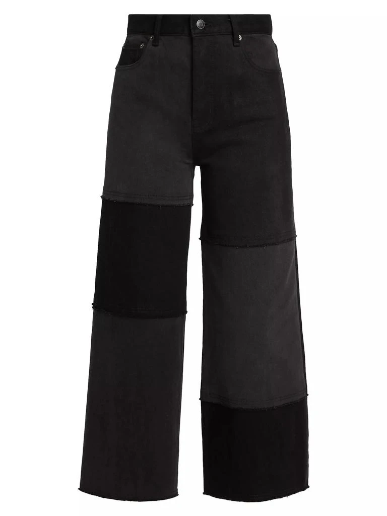 Rails Getty Patchwork High-Rise Crop Jeans 1