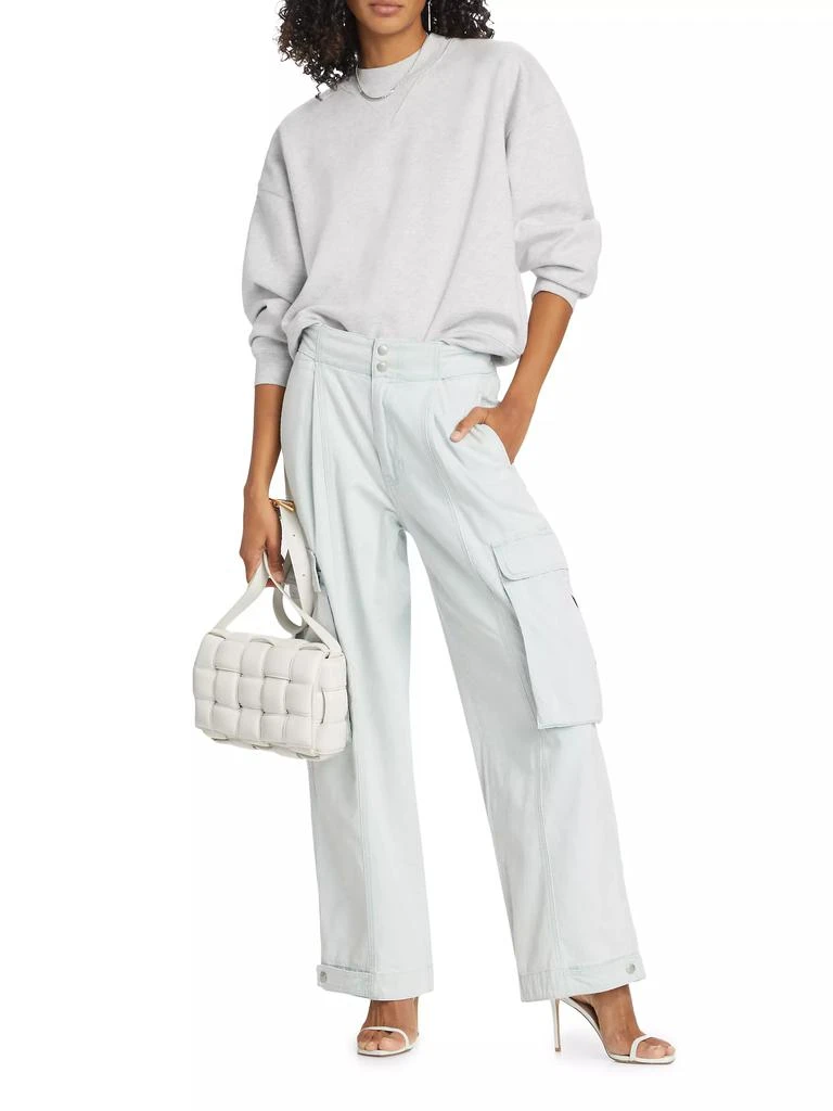 FRAME Cotton Wide-Leg Cargo Pants 2