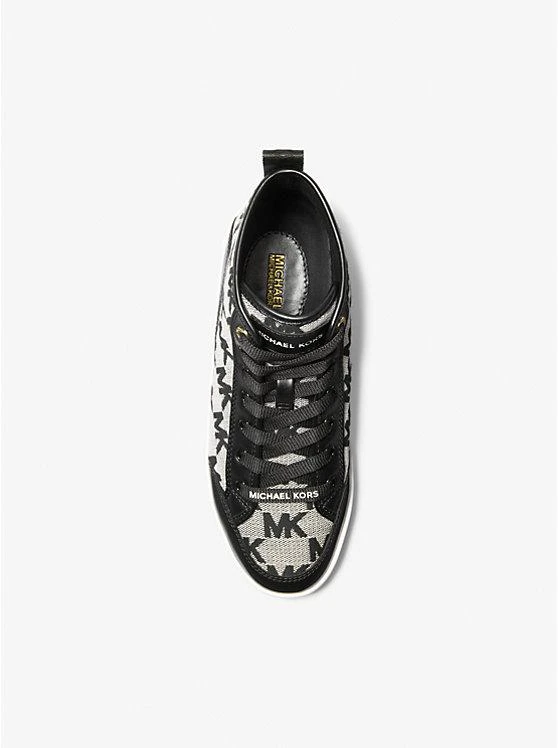 michael_kors Shea Logo Jacquard High-Top Sneaker 4