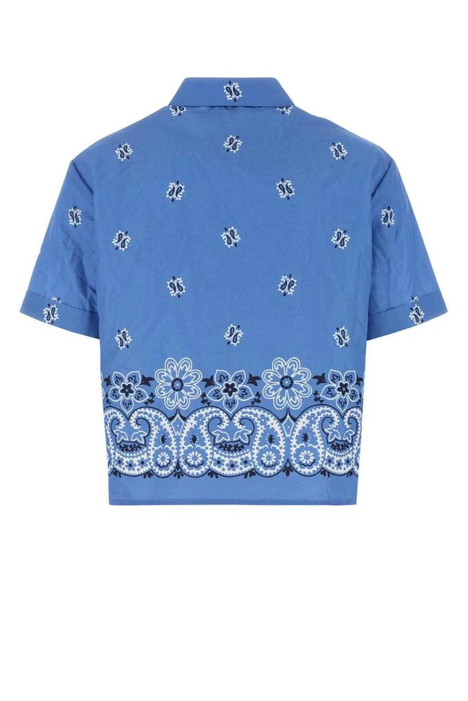 Miu Miu Miu Miu Pattern-Printed Short-Sleeved Shirt 2