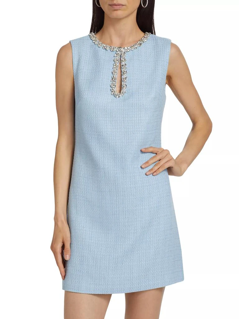 Milly Eden Bouclé Keyhole Sheath Dress 3