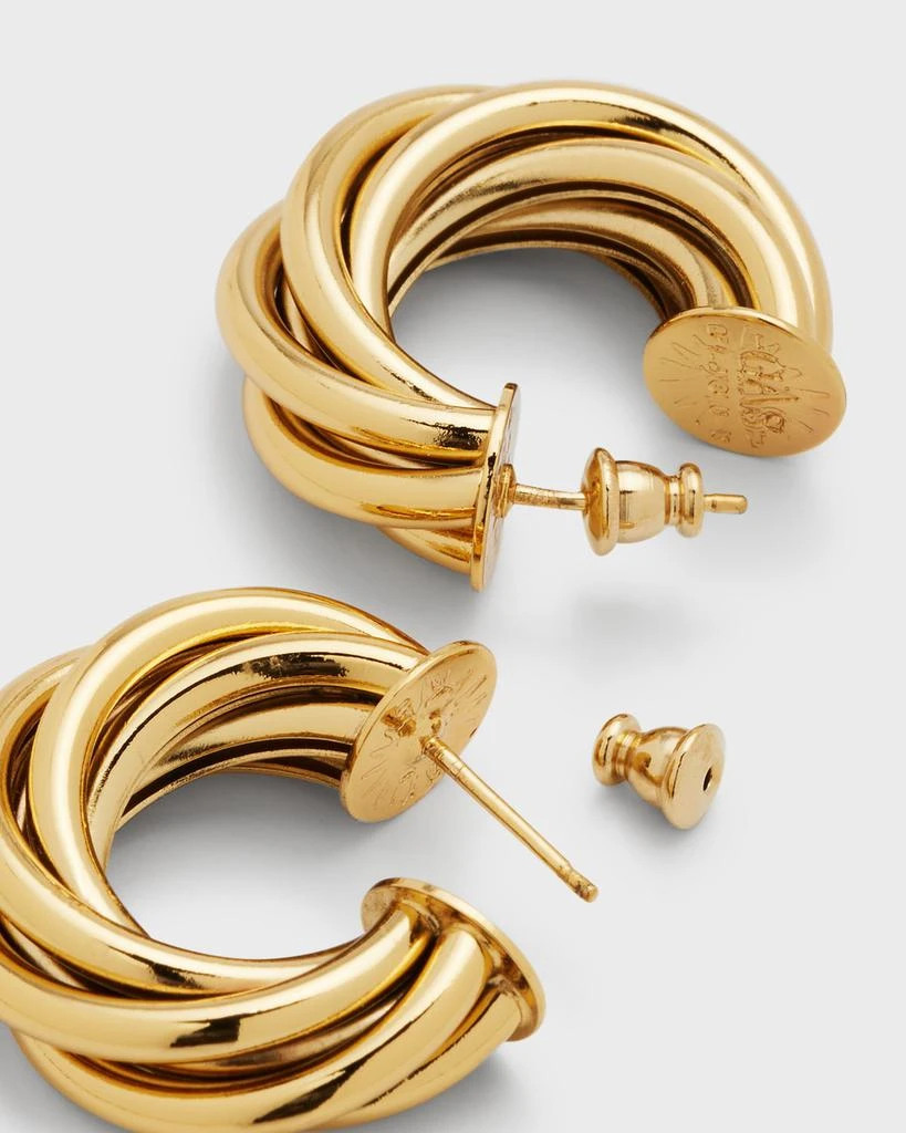 GAS Bijoux Multi-Ring Hoop Earrings 4