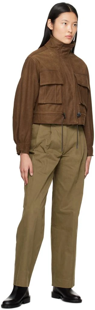 LVIR Khaki Pleated Trousers 4