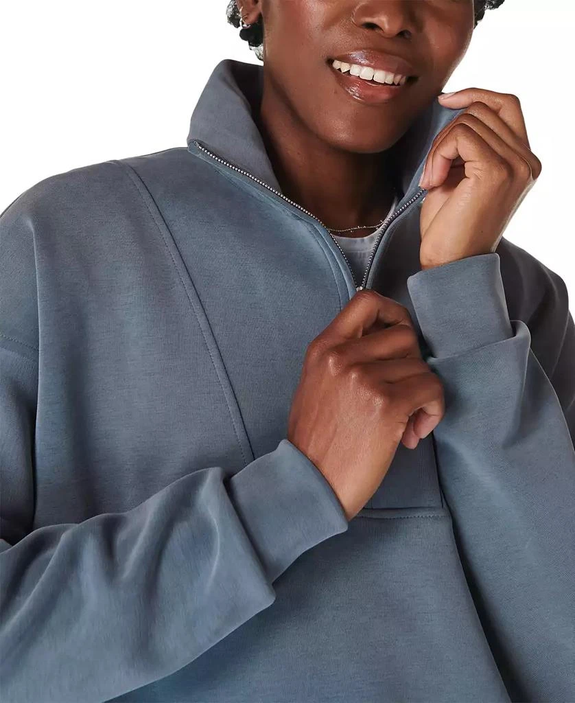 SWEATY BETTY Women's Funnel Neck 1/2-Zip Sweatshirt 2