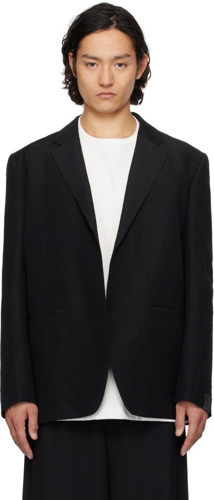 n.hoolywood Black Buttonless Blazer