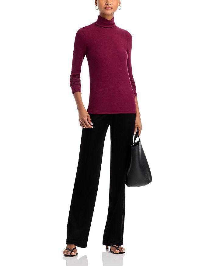 ATM Anthony Thomas Melillo Anthony Thomas Melillo Ribbed Long Sleeve Turtleneck Top