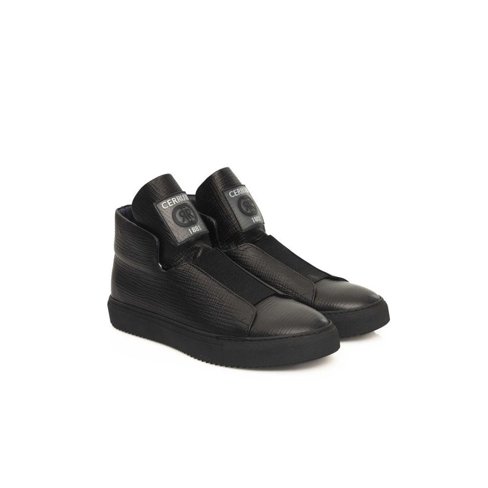 Cerruti Black CALF Leather Sneaker 3