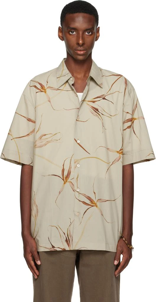 Dries Van Noten Beige Floral Shirt 1