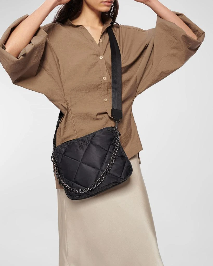 MZ Wallace Bowery Quilted Nylon Crossbody Bag 2