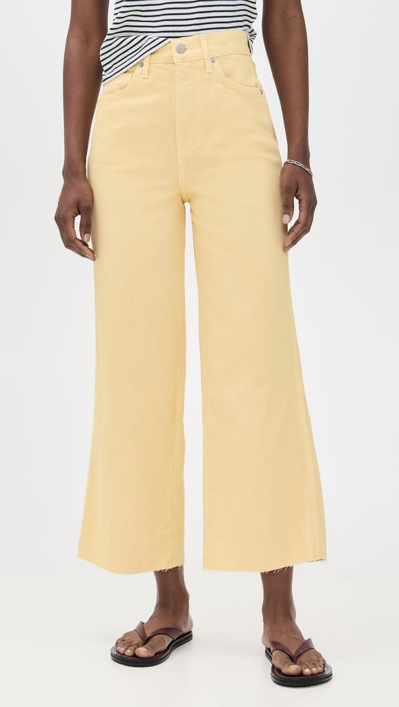 VERONICA BEARD Taylor Cropped High Rise Wide Jeans